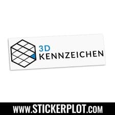 3D Kennzeichen
